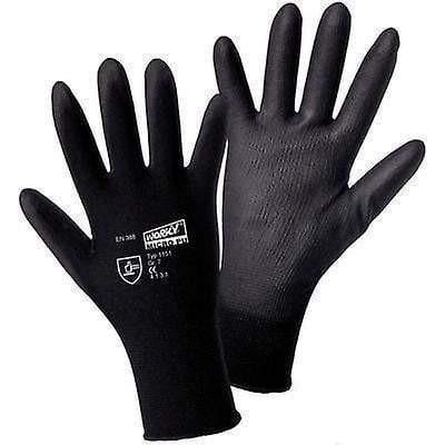 Glove PU Dipped Blackmax Dromex-Safety Gloves-Dromex-Large #9-diyshop.co.za
