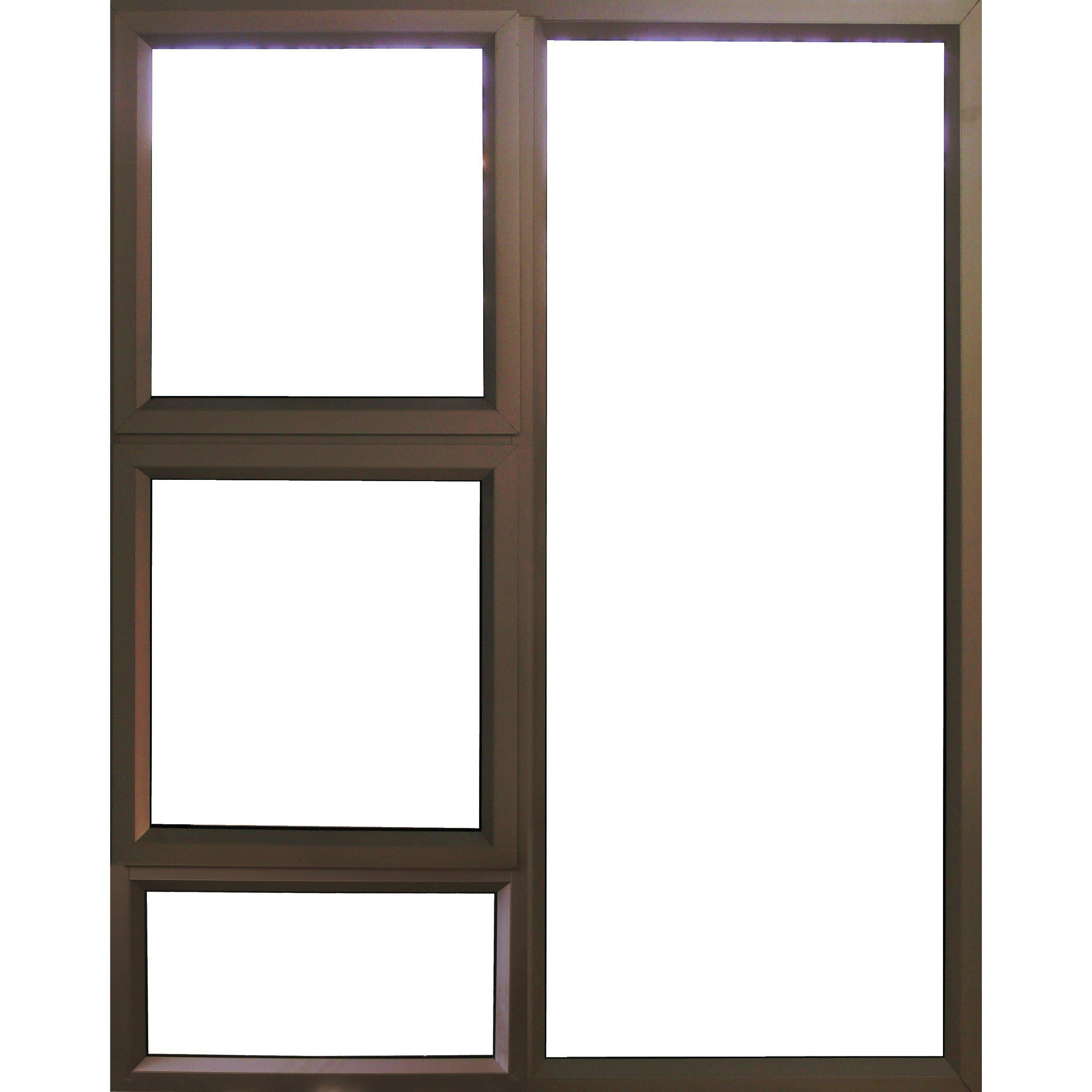 Window Aluminium PTT 1515 (𝑊1490x𝐻1490mm)-Window Frames-KNI-diyshop.co.za