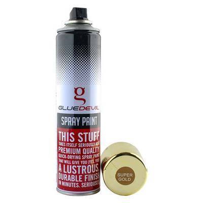 Spray Paint Super Metalic Glue Devil-Spray Paint-Glue Devil-Super Gold-300ml-diyshop.co.za